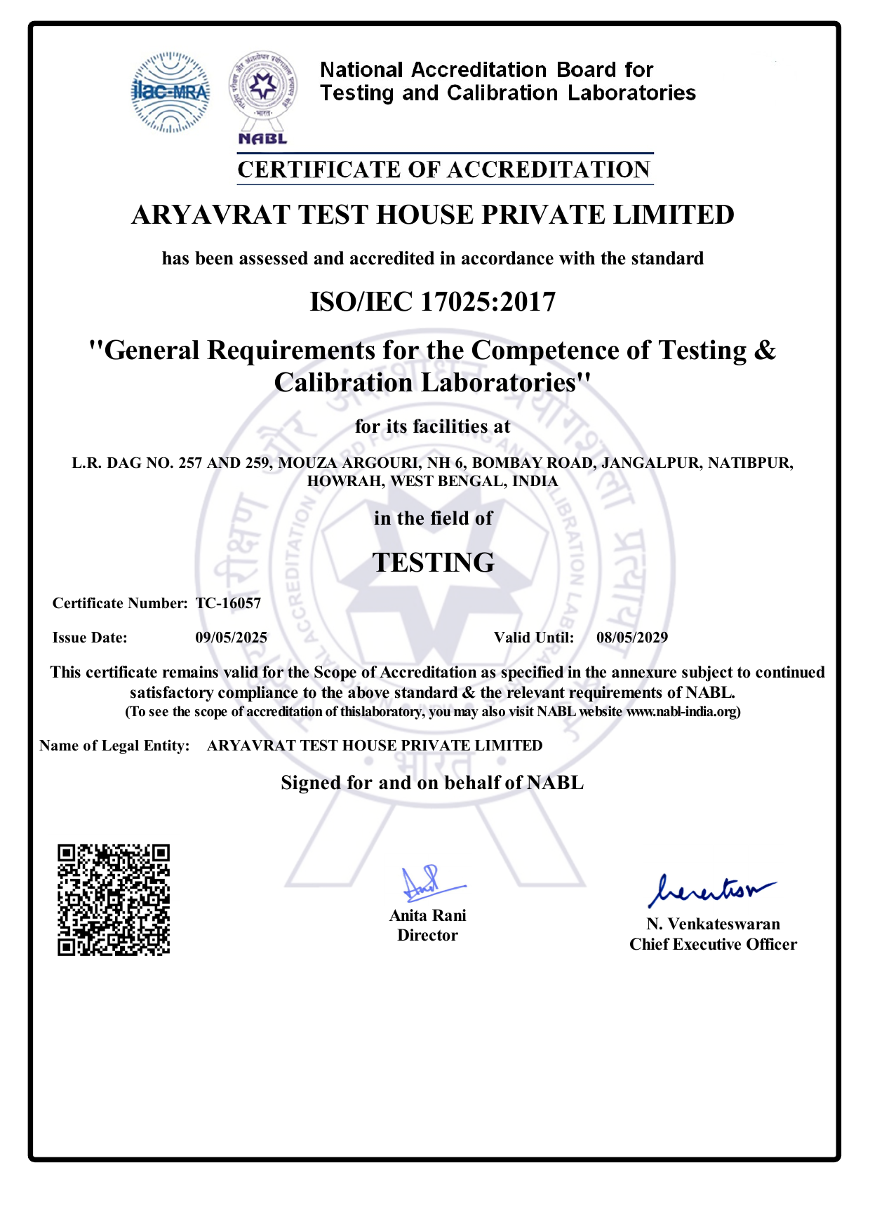 Certificate PDF